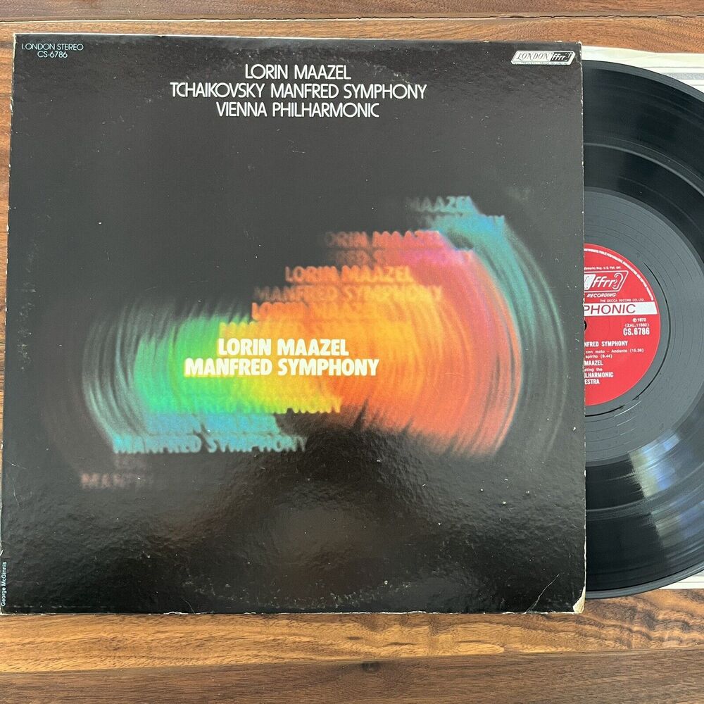 Lorin Maazel Tchaikovsky Manfred Symphony Vinyl LP London CS 6786